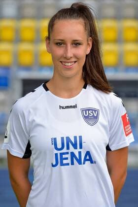 21 Anna Weiß, FF USV Jena, Season 2019 2020 at Ernst Abbe Sportfeld Jena Thueringen Germany JS 31.07.2019