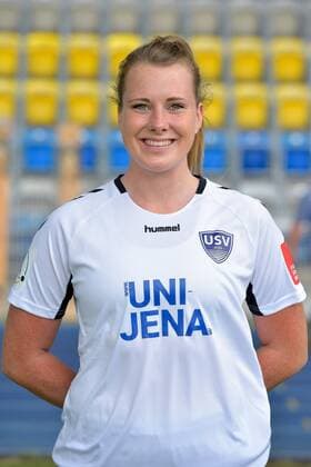 14 Anja Heuschkel, FF USV Jena, Season 2019 2020 at Ernst Abbe Sportfeld Jena Thueringen Germany JS 31.07.2019