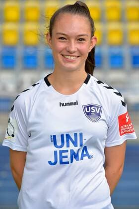 16 Pia Große, FF USV Jena, Season 2019 2020 at Ernst Abbe Sportfeld Jena Thueringen Germany JS 31.07.2019