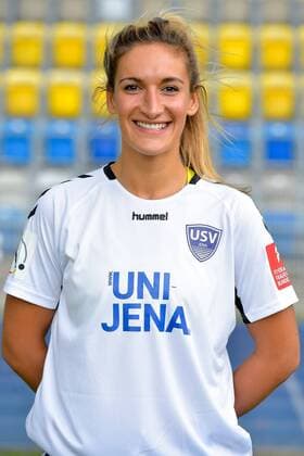 9 Jalila Dalaf, FF USV Jena, Season 2019 2020 at Ernst Abbe Sportfeld Jena Thueringen Germany JS 31.07.2019