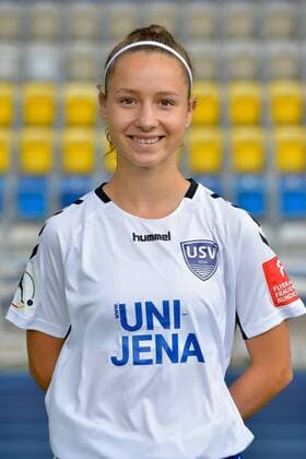 6 Donika Grajqevci, FF USV Jena, Season 2019 2020 at Ernst Abbe Sportfeld Jena Thueringen Germany JS 31.07.2019