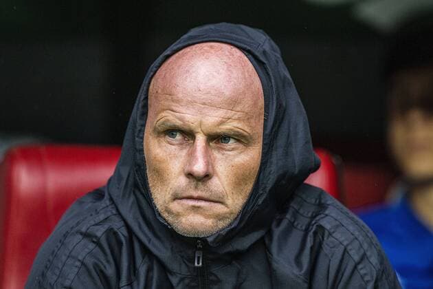 Staale Solbakken, manager of FC Copenhagen during the match in the Champions League qualifier between FC Copenhagen and The New Saints FC in the Park on Wednesday 31 July 2019, Copenhagen Denmark,  Copyright: AndersxKjaerbyex-xRitzauxScanpix AndersxKjaerbyex cop101 spdk20190731-204636-L