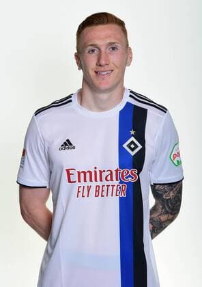 David Bates HSV 27 06 19, Hamburg, team photo date, football, GER, Hamburger SV, portrait date 2019 2020, 2 Bundesliga, 2 BL,