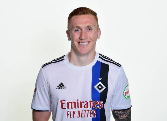 David Bates HSV 27 06 19, Hamburg, team photo date, football, GER, Hamburger SV, portrait date 2019 2020, 2 Bundesliga, 2 BL,