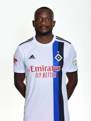 David Kinsombi HSV 27 06 19, Hamburg, team photo date, football, GER, Hamburger SV, portrait date 2019 2020, 2 Bundesliga, 2 BL,