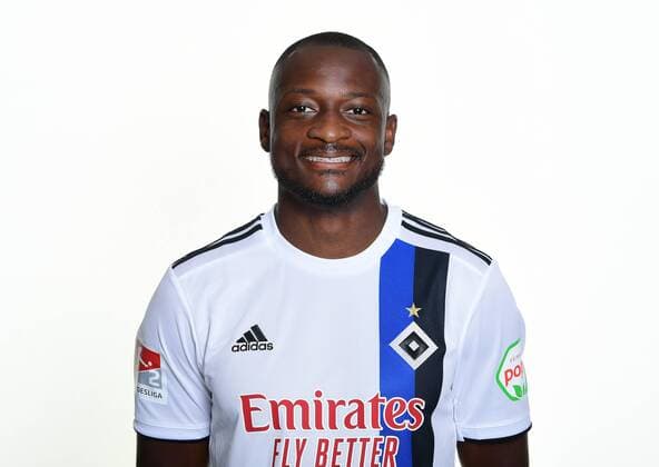 David Kinsombi HSV 27 06 19, Hamburg, team photo date, football, GER, Hamburger SV, portrait date 2019 2020, 2 Bundesliga, 2 BL,