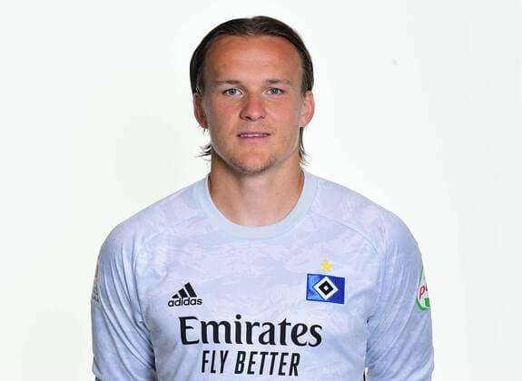 Goalkeeper Tom Mickel HSV 27 06 19, Hamburg, team photo date, football, GER, Hamburger SV, portrait date 2019 2020, 2 Bundesliga, 2 BL,