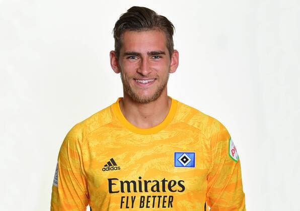 TW Julian Pollersbeck HSV 27 06 19, Hamburg, team photo date, football, GER, Hamburger SV, portrait date 2019 2020, 2 Bundesliga, 2 BL,