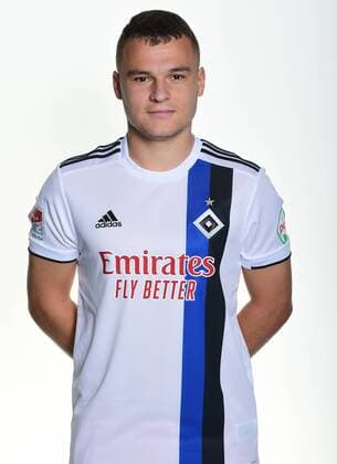 Vasilije Janjicic HSV 16 07 19, Hamburg, team photo date, football, GER, Hamburger SV, portrait date 2019 2020, 2 Bundesliga, 2 BL,