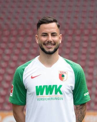 Marco Richter FC Augsburg 1907 1 BL, portrait date 2019 2020,