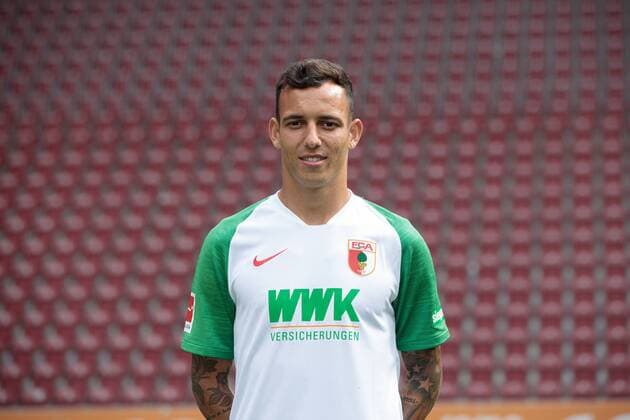 Iago FC Augsburg 1907 1 BL, portrait date 2019 2020,