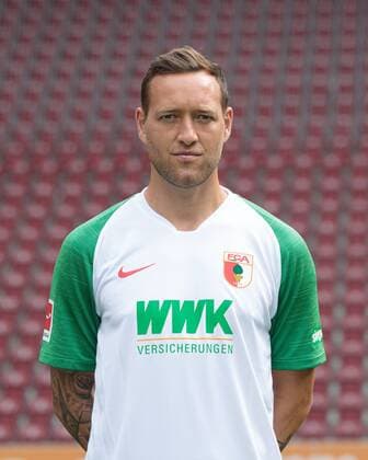 Julian Schieber FC Augsburg 1907 1 BL, portrait date 2019 2020,