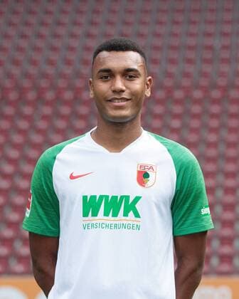 Maurice Malone FC Augsburg 1907 1 BL, portrait date 2019 2020,
