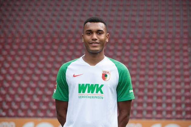 Maurice Malone FC Augsburg 1907 1 BL, portrait date 2019 2020,
