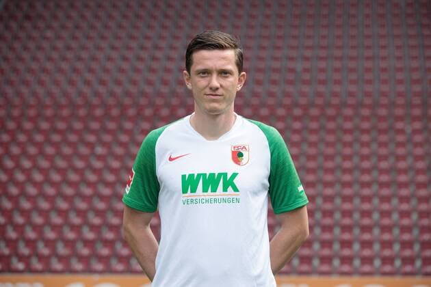 Michael Gregoritsch FC Augsburg 1907 1 BL, portrait date 2019 2020,
