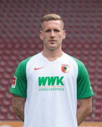 Andre Hahn FC Augsburg 1907 1 BL, portrait date 2019 2020,