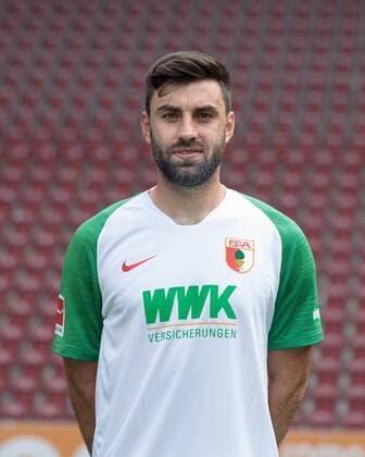 Jan Moravek FC Augsburg 1907 1 BL, portrait date 2019 2020,