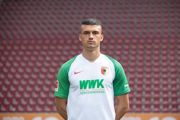 Jozo Stanic FC Augsburg 1907 1 BL, portrait date 2019 2020,