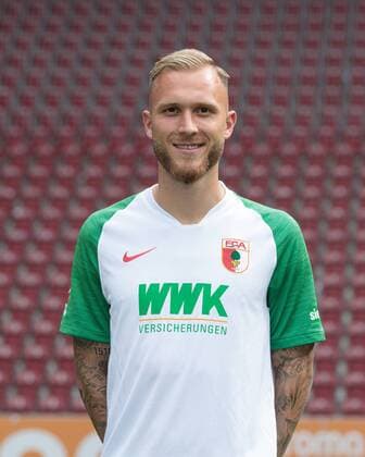 Tim Rieder FC Augsburg 1907 1 BL, portrait date 2019 2020,