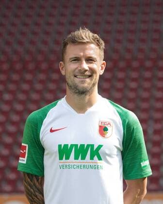 Daniel Baier FC Augsburg 1907 1 BL, portrait date 2019 2020,