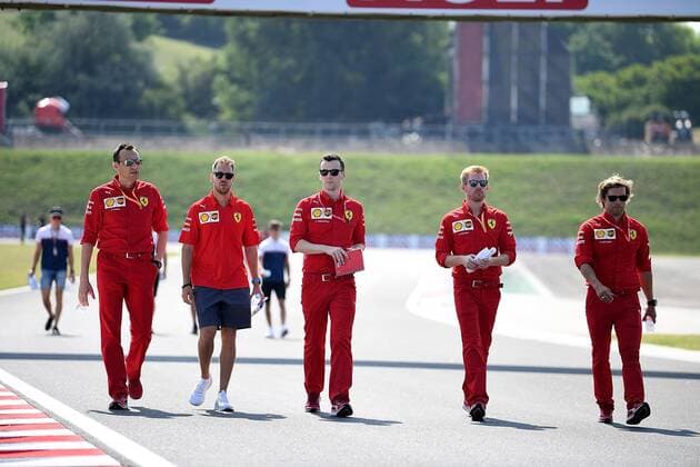 Budapest, Hungary, 01 08 2019, Formula 1, Formula 1, Hungarian Grand Prix, Sebastian Vettel GER 5 , Scuderia Ferrari Mission Winnow Budapest Hungaroring Hungary eu images 09 506 037216 eu-images-506