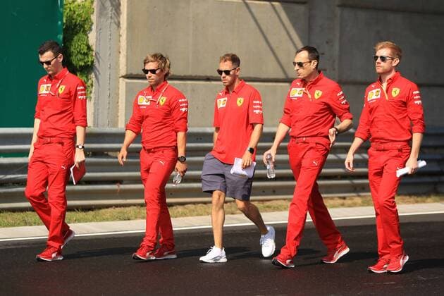 1st Aug 2019, Hungaroring Circuit, Mogyorod, Budapest, Hungary; Formula 1 Rolex Hungary Grand Prix; Arrival Day; Scuderia Ferrari, Sebastian Vettel  ActionPlus12157390 Octane