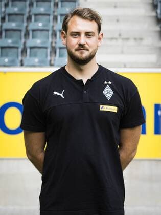 Mönchengladbach, 01 08 2019 Co Coach Rene Maric BMG Portrait date 2019 2020 Borussia Mönchengladbach