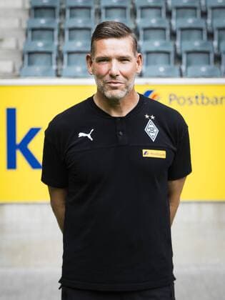 Mönchengladbach, 01 08 2019 Goalkeeping coach Uwe Kamps BMG Portrait date 2019 2020 Borussia Mönchengladbach