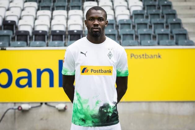 Mönchengladbach, 01 08 2019 Marcus Thuram BMG Portrait date 2019 2020 Borussia Mönchengladbach