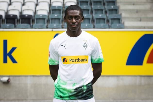 Mönchengladbach, 01 08 2019 Mamadou Doucoure BMG Portrait date 2019 2020 Borussia Mönchengladbach