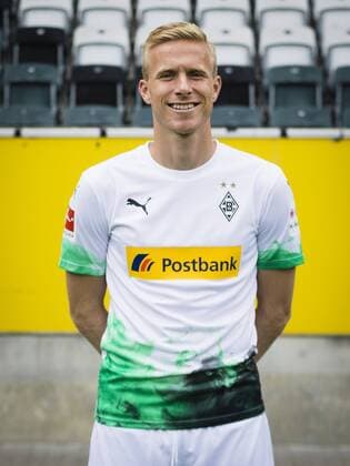 Mönchengladbach, 01 08 2019 Oscar Wendt BMG Portrait date 2019 2020 Borussia Mönchengladbach