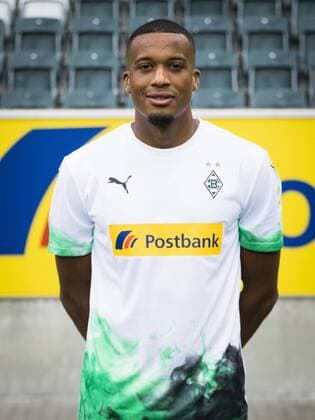 Mönchengladbach, 01 08 2019 Alassane Plea BMG Portrait date 2019 2020 Borussia Mönchengladbach