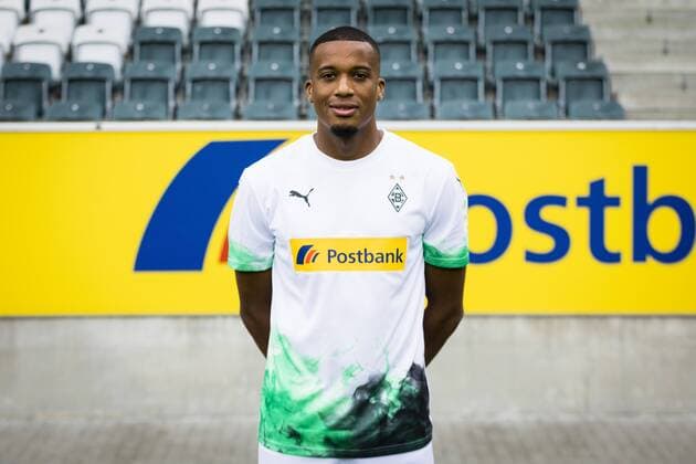 Mönchengladbach, 01 08 2019 Alassane Plea BMG Portrait date 2019 2020 Borussia Mönchengladbach
