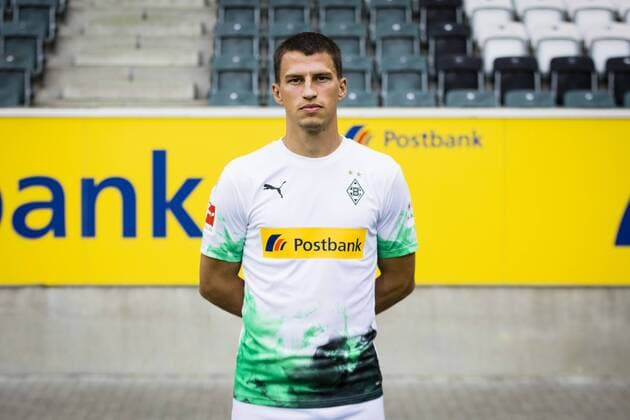 Mönchengladbach, 01 08 2019 Stefan Lainer BMG Portrait date 2019 2020 Borussia Mönchengladbach