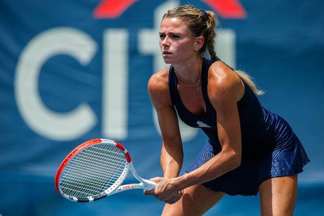 WASHINGTON D.C. , AUGUST 01: CAMILA GIORGI (ITA) during day 4 match of the 2019 Citi Open on August 1 ,2019 at Rock Creek Park Tennis Center in Washington D.C. (Photo by Chaz Niell Icon Sportswire) TENNIS: AUG 01 Citi Open Icon1908013215