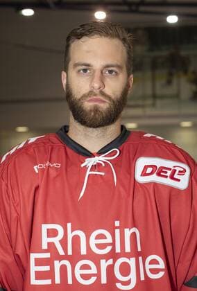 Kölner Haie Eishockey DEL Saison 2019 2020 KölnArena 2 Koeln Germany Date 02 08 2019 Ben Hanowski Haie GPS: N 48 48.94 E 11 46.97 3