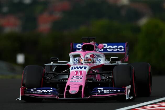 11 Sergio Perez, Racing Point F1 Team, Mercedes. Hungarian GP, Budapest 2-4 August 2019 Budapest 02 08 2019 GP Hungary Formula 1 Championship 2019 Race Photo Federico Basile Insidefoto federicoxbasile