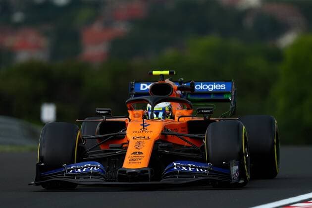04 Lando Norris; McLaren Renault. Hungarian GP, Budapest 2-4 August 2019 Budapest 02 08 2019 GP Hungary Formula 1 Championship 2019 Race Photo Federico Basile Insidefoto federicoxbasile