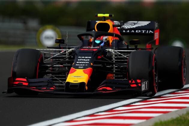 10 Pierre Gasly, Aston Martin RedBull Racing Honda. Hungarian GP, Budapest 2-4 August 2019 Budapest 02 08 2019 GP Hungary Formula 1 Championship 2019 Race Photo Federico Basile Insidefoto federicoxbasile