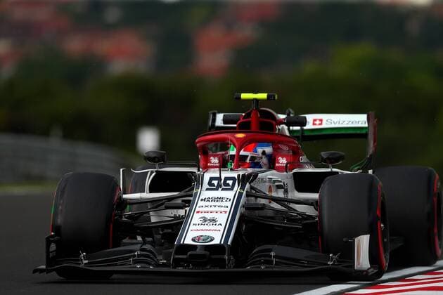 99 Antonio Giovinazzi; Alfa Romeo Racing. Hungarian GP, Budapest 2-4 August 2019 Budapest 02 08 2019 GP Hungary Formula 1 Championship 2019 Race Photo Federico Basile Insidefoto federicoxbasile