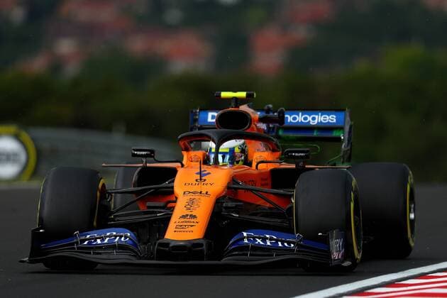 04 Lando Norris; McLaren Renault. Hungarian GP, Budapest 2-4 August 2019 Budapest 02 08 2019 GP Hungary Formula 1 Championship 2019 Race Photo Federico Basile Insidefoto federicoxbasile