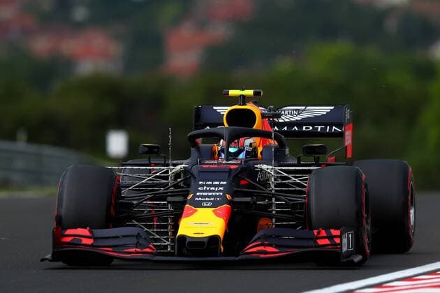 10 Pierre Gasly, Aston Martin RedBull Racing Honda. Hungarian GP, Budapest 2-4 August 2019 Budapest 02 08 2019 GP Hungary Formula 1 Championship 2019 Race Photo Federico Basile Insidefoto federicoxbasile