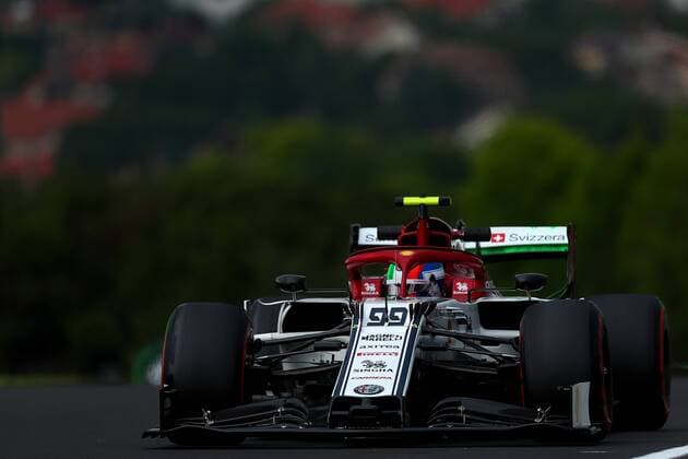 99 Antonio Giovinazzi; Alfa Romeo Racing. Hungarian GP, Budapest 2-4 August 2019 Budapest 02 08 2019 GP Hungary Formula 1 Championship 2019 Race Photo Federico Basile Insidefoto federicoxbasile