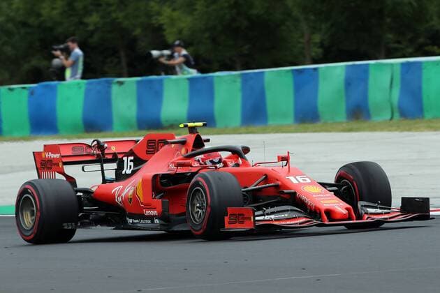 Photo4 LaPresse 02 08 2019 Budapest, Hungary Grand Prix Formula One Hungary 2019 In the pic: Charles Leclerc (MON) Scuderia Ferrari SF90  Copyright: xPhoto4 LaPressex