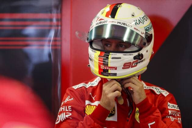 August 2, 2019, Mogyorod, Hungary: SEBASTIAN VETTEL of Scuderia Ferrari during practice of the Formula 1 Hungarian Grand Prix at the Hungaroring in Mogyorod, Hungary. 2019 Formula 1 Hungarian Grand Prix - Practice - ZUMAg147 20190802_zap_g147_022 Copyright: xJamesxGasperottix