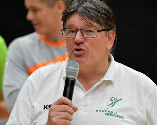 HANDBALL - HBL, THW Kiel, training camp GRAZ,AUSTRIA,02.AUG.19 - HANDBALL - HBL, Handball Bundesliga, THW Kiel, training camp. Image shows Frank Dicker (president StHV). GEPAxpictures xMichaelxRiedler
