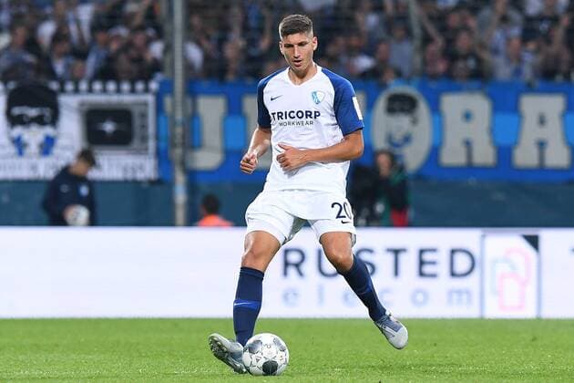 Football 2 Bundesliga 2 Matchday VfL Bochum Arminia Bielefeld on 02 08 2019 at the Vonovia Ruhrstadion in Bochum Vitaly Janelt Bochum DFL regulations prohibit any use of photographs as image sequences and or quasi video xRx