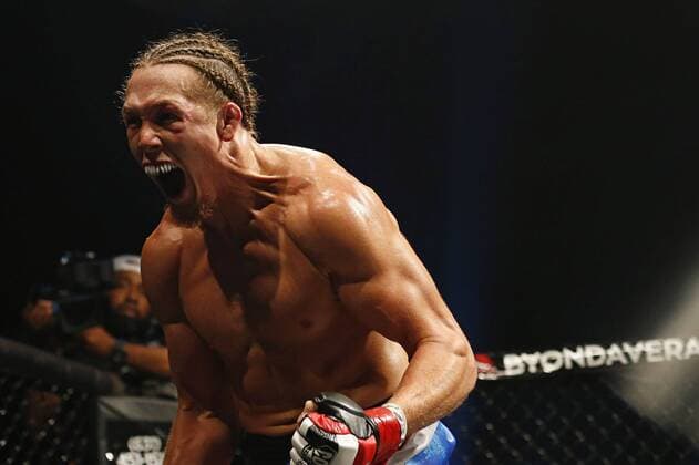 Bilder des Jahres 2019, Sport 08 August Sport Themen der Woche KW31 August 1, 2019, Westbury, New York, U.S: RYAN GERENA celebrates his winning against ALEX BROWN during the Triton Fights 14 at the Space in Westbury, New York. MMA 2019 - The Triton Fights 14 - ZUMAs132 20190801_zap_s132_005 Copyright: xAnnaxSergeevax