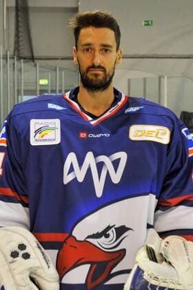 Adler Mannheim Mannheims Dennis Endras Nr 44 in the portrait of the Adler Mannheim in the season 2019 2020 Mannheim 30 07 19 Ice Hockey SAP Arena , Mannheim Baden Wuerttemberg Germany SAP Arena