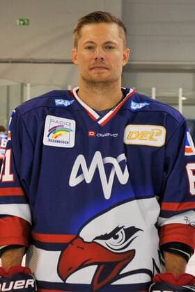 Adler Mannheim Mannheims Tommi Huhtala No 61 in the portrait of the Adler Mannheim in the season 2019 2020 Mannheim 30 07 19 Ice Hockey SAP Arena , Mannheim Baden Wuerttemberg Germany SAP Arena